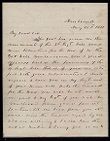 Letter from Colonel D. K. McRae to Captain Thomas Sparrow
